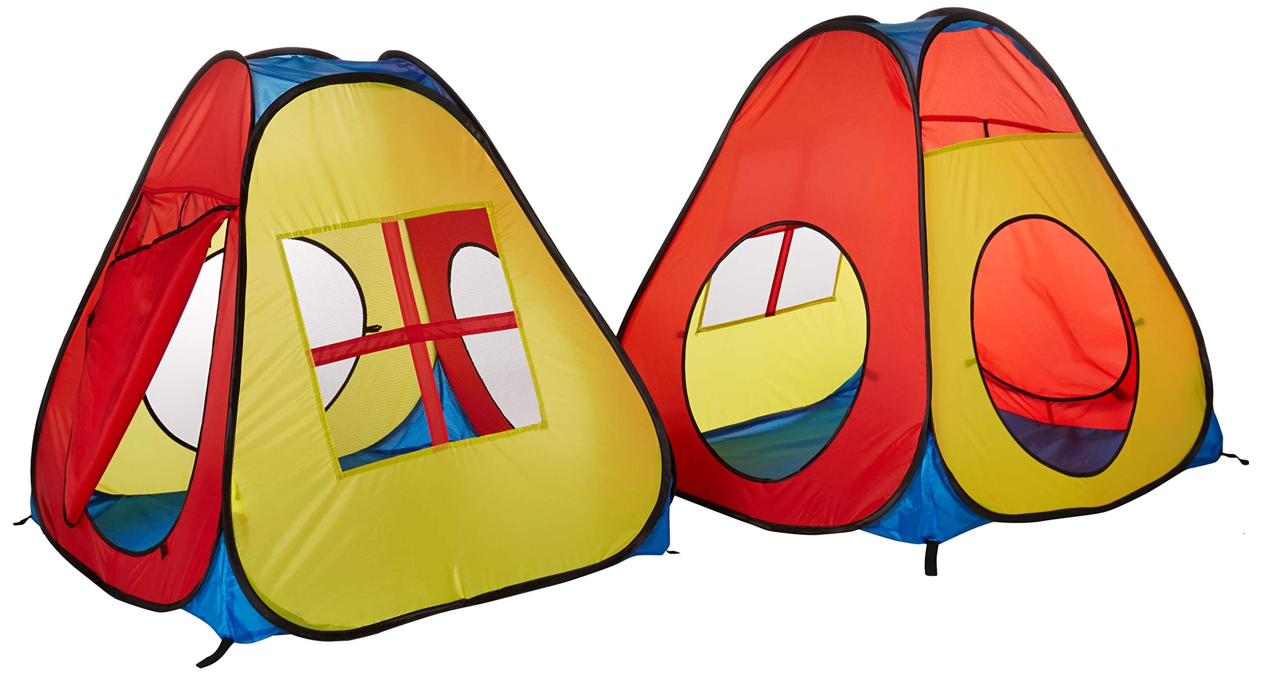 UTEX 8 in 1 Pop Up Children Play Tent House with 4 Tunnel, 4 Tents for Boys, Girls, Babies and Toddlers for Indoor and Outdoor Use - Image 4