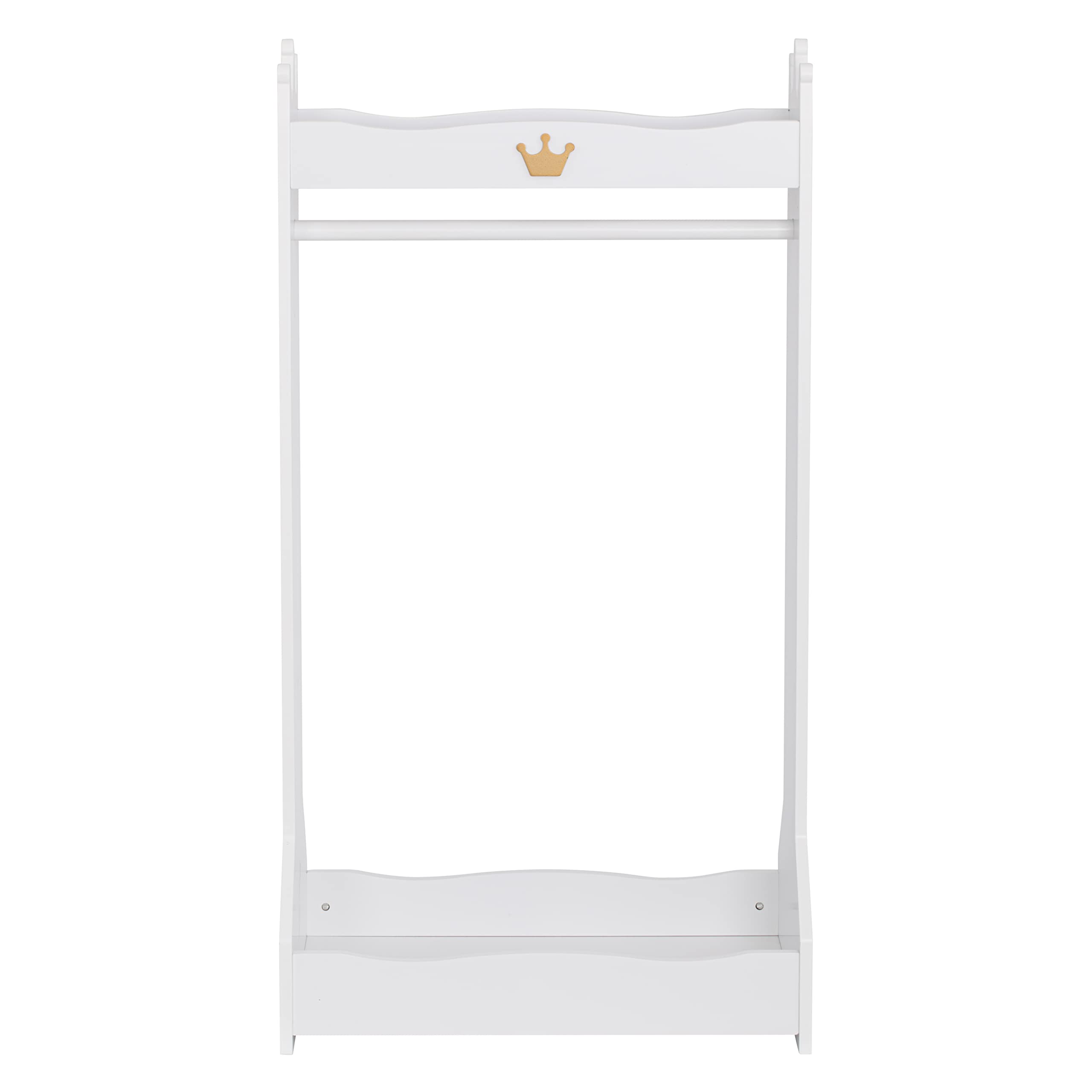 UTEX Kids Dress Up Storage, Kids' Costume Organizer Center, Open Hanging Armoire Closet, Kids Armoire with Rack for Toddler 3 Age+, White - Image 7